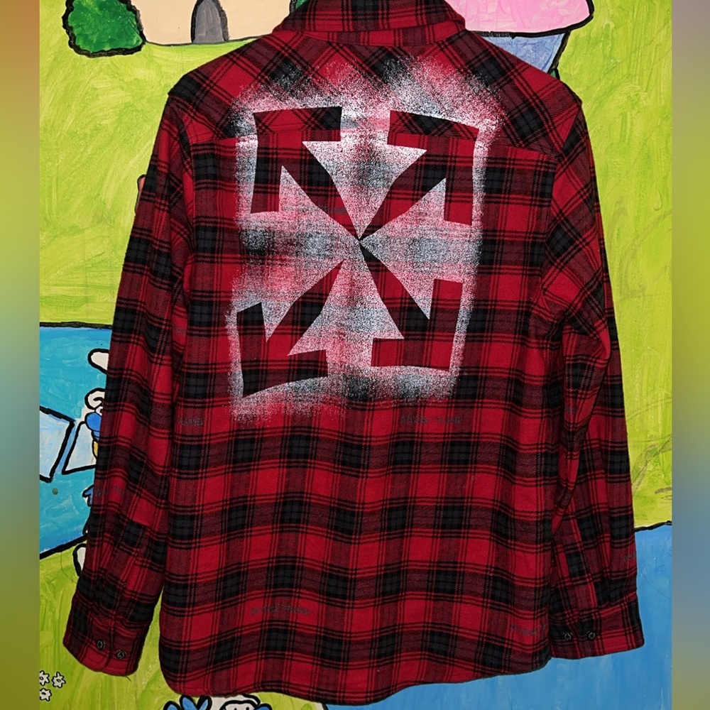 Off-white flannel